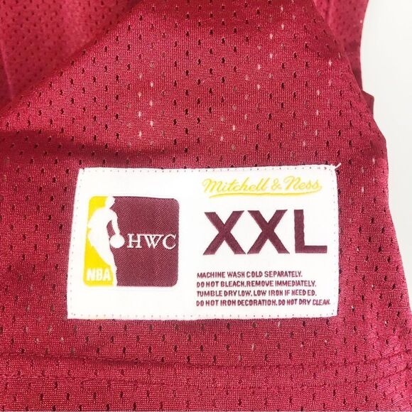 MITCHELL & NESS | CLEVELAND CAVALIERS Rare Script Basketball Jersey Men’s XXL - Picture 5 of 10